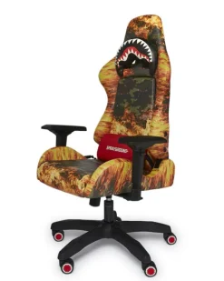 FIRE CAMO GAMING CHAIR - SUPER RARE