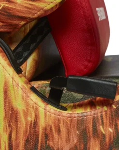 FIRE CAMO GAMING CHAIR - SUPER RARE