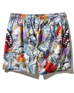 FLORAL MONEY SHOTO SWIM TRUNKS