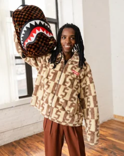 FURRR SHARKS IN PARIS BACKPACK (DLXV)