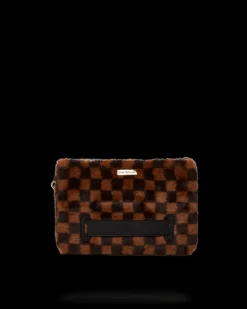 FURRR SHARKS IN PARIS CROSSOVER CLUTCH