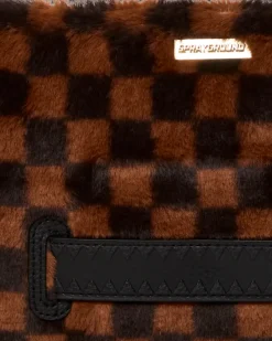 FURRR SHARKS IN PARIS CROSSOVER CLUTCH