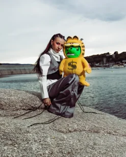 GARFIELD MONEYBEAR SUIT TEDDYBEAR BACKPACK