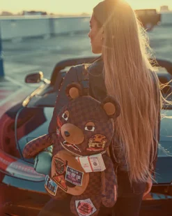 GLOBAL MOGUL MONEYBEAR TEDDYBEAR BACKPACK