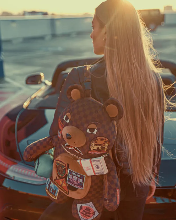 GLOBAL MOGUL MONEYBEAR TEDDYBEAR BACKPACK