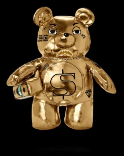 GOLD RUSH MONEYBEAR TEDDYBEAR BACKPACK