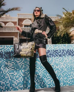 HALF GRAFF GLIDE TOTE