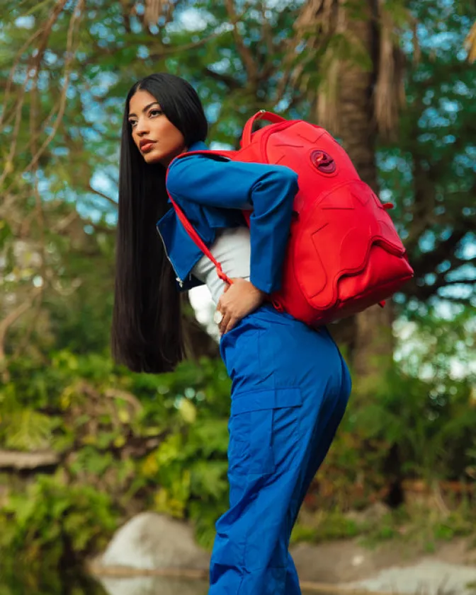 HEAVY METAL SHARK RED BACKPACK (DLXV)