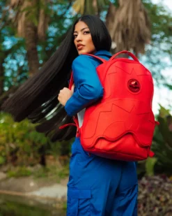 HEAVY METAL SHARK RED BACKPACK (DLXV)