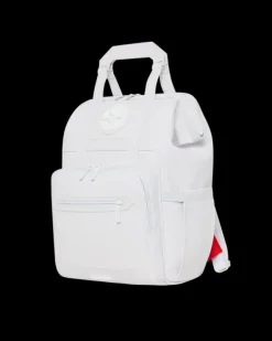 HEAVY METAL SHARK WHITE OUT BIZ TOP OPENER BACKPACK