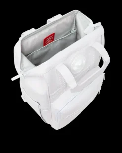 HEAVY METAL SHARK WHITE OUT BIZ TOP OPENER BACKPACK