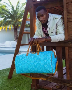 ILLUCHAINS TURQ DUFFLE