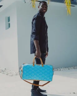 ILLUCHAINS TURQ DUFFLE