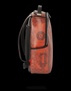 IN GOD WE TRUST RED BACKPACK (ONE OF ONE)