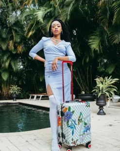 JARDIN DU PALAIS SHARKNAUTICS HARDSHELL CARRY-ON LUGGAGE
