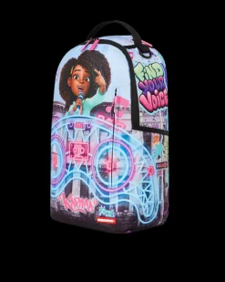 KARMA'S WORLD TURN UP THE VOLUME BACKPACK