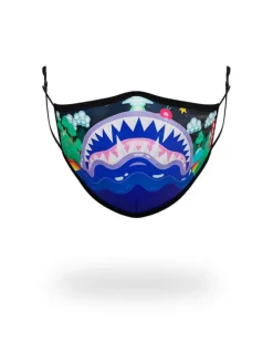 KIDS FORM FITTING MASK:  ASTRO BUBBLE