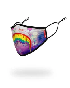 KIDS FORM FITTING MASK: MELT THE RAINBOW