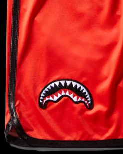 KIDS JAPAN WAVE SWIM TRUNKS (RED)