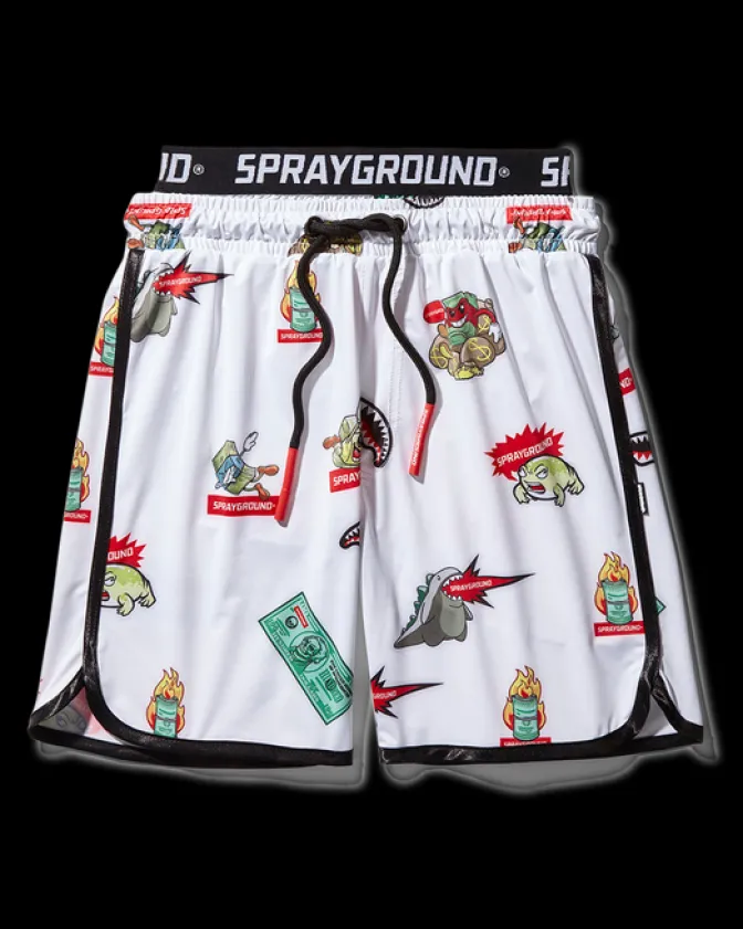 KIDS PATCH ALL-IN SWIM TRUNKS (WHITE)