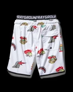 KIDS PATCH ALL-IN SWIM TRUNKS (WHITE)