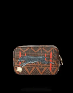LEOPARDS IN PARIS TOILETRY AKA MONEY BAG