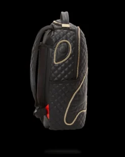 LEVELED UP SPLIT QUILT SHARK BACKPACK (DLXV)
