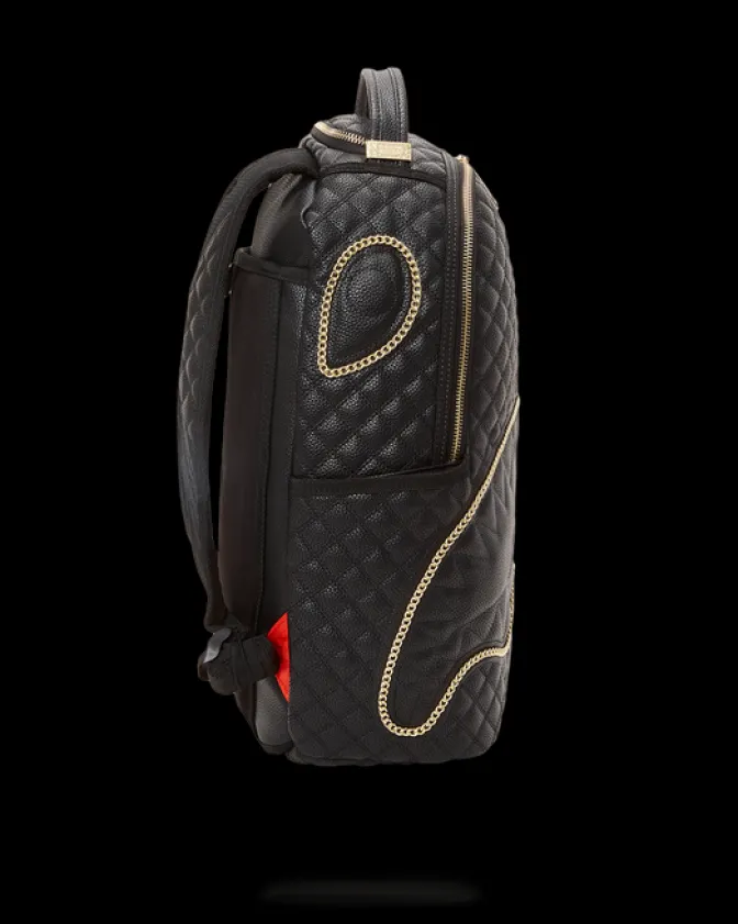 LEVELED UP SPLIT QUILT SHARK BACKPACK (DLXV)