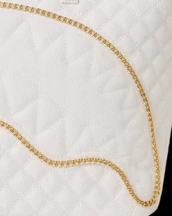 LEVELED UP SPLIT QUILT SHARK TOTE