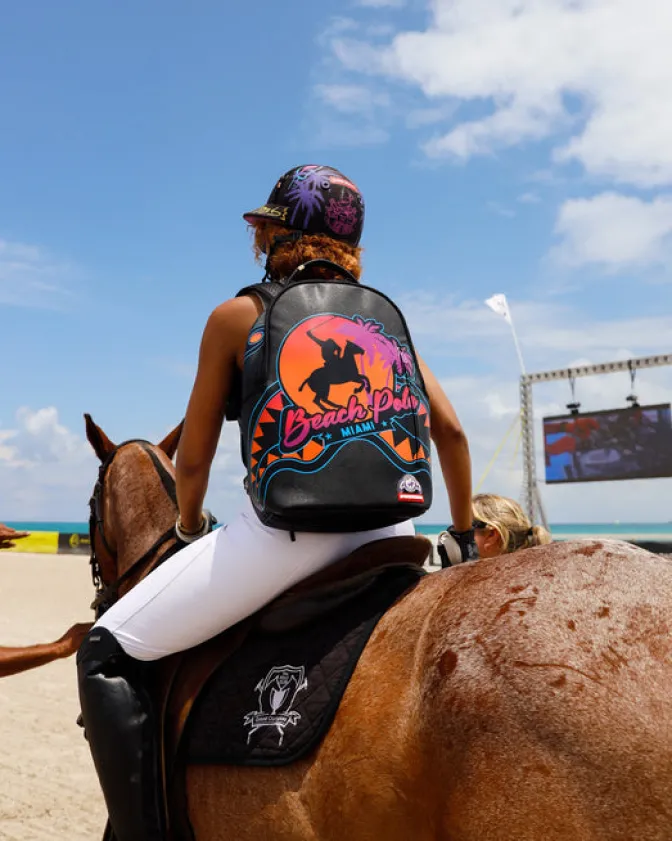 MIAMI BEACH POLO COLLAB BACKPACK (DLXV-BLACK)
