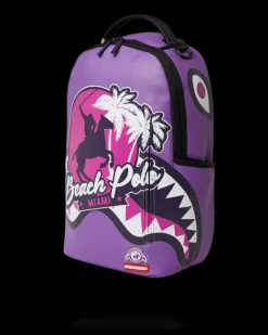 MIAMI BEACH POLO COLLAB BACKPACK (DLXV-PURPLE)
