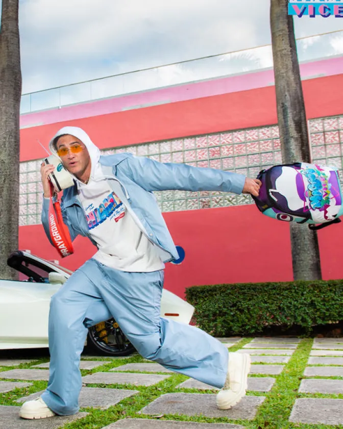 MIAMI VICE CELLPHONE BACKPACK