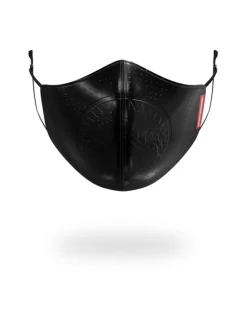 MIDNIGHT SHARK VEGAN LEATHER FACEMASK