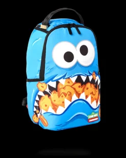 MINI COOKIE MONSTER SHARK BACKPACK