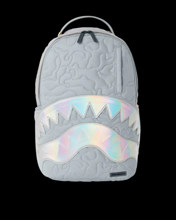 MIRASHAKU IRIDESCENT QUILT BACKPACK