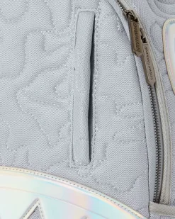 MIRASHAKU IRIDESCENT QUILT BACKPACK