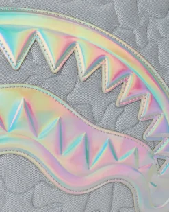 MIRASHAKU IRIDESCENT QUILT DUFFLE