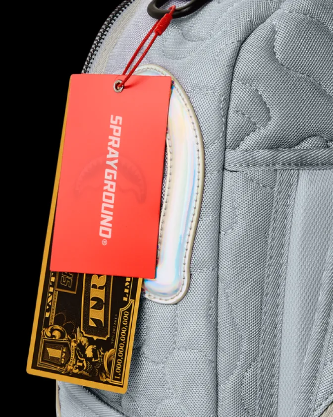 MIRASHAKU IRIDESCENT QUILT BACKPACK