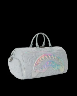 MIRASHAKU IRIDESCENT QUILT DUFFLE