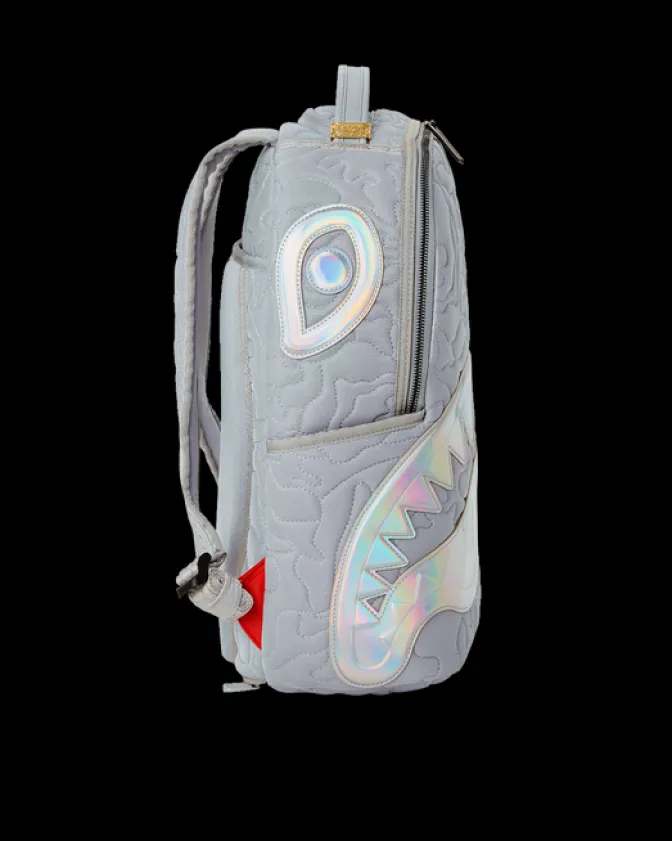 MIRASHAKU IRIDESCENT QUILT BACKPACK