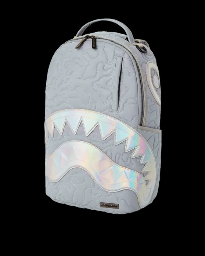 MIRASHAKU IRIDESCENT QUILT BACKPACK