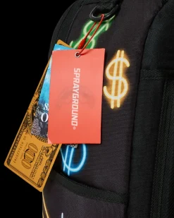 MONEY BEAR CITY LIGHTS BACKPACK