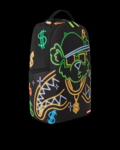 MONEY BEAR CITY LIGHTS BACKPACK