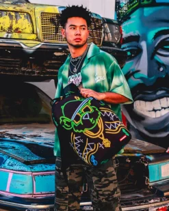MONEY BEAR CITY LIGHTS BACKPACK
