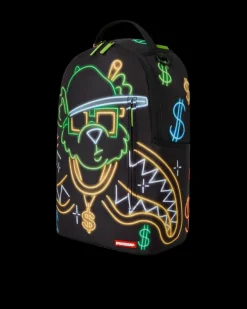 MONEY BEAR CITY LIGHTS BACKPACK