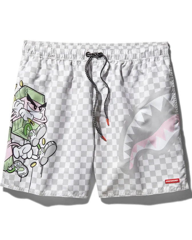 MONEY BOYS SANDBAR SWIM TRUNKS