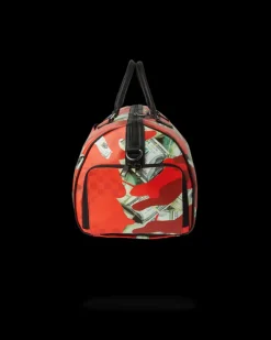 MONEY CAMO (RED) DUFFLE