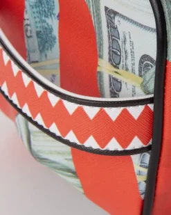 MONEY CAMO (RED) TOILETRY BAG