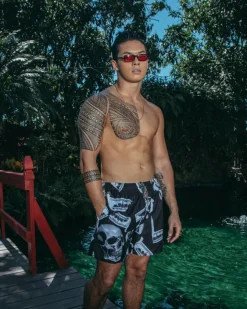MONEY NIGHT SHOTO SWIM TRUNKS