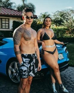 MONEY NIGHT SHOTO SWIM TRUNKS